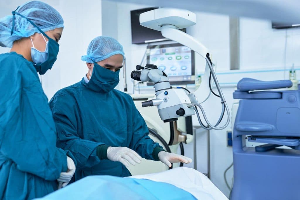 Reparación de trauma ocular