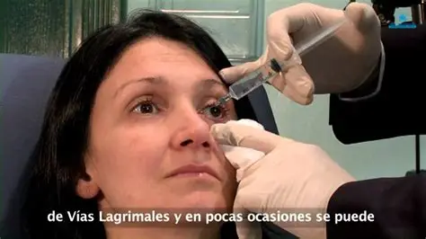 Dilatación e irrigación de vía lagrimal